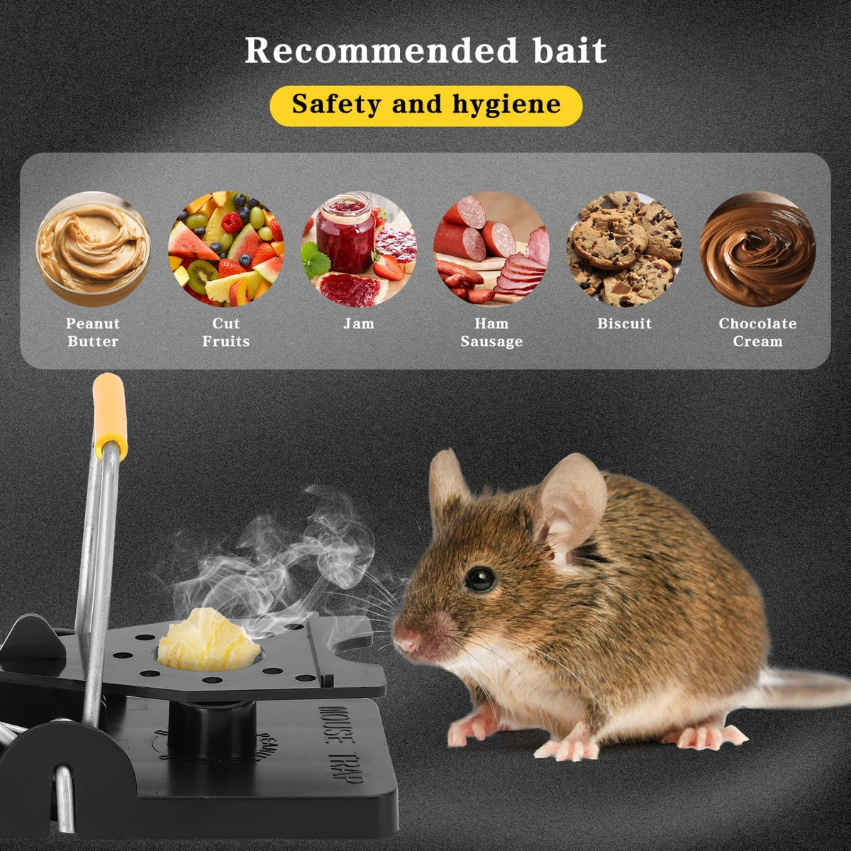 AFFORDANCIA mouse trap pack6 display for household pest control