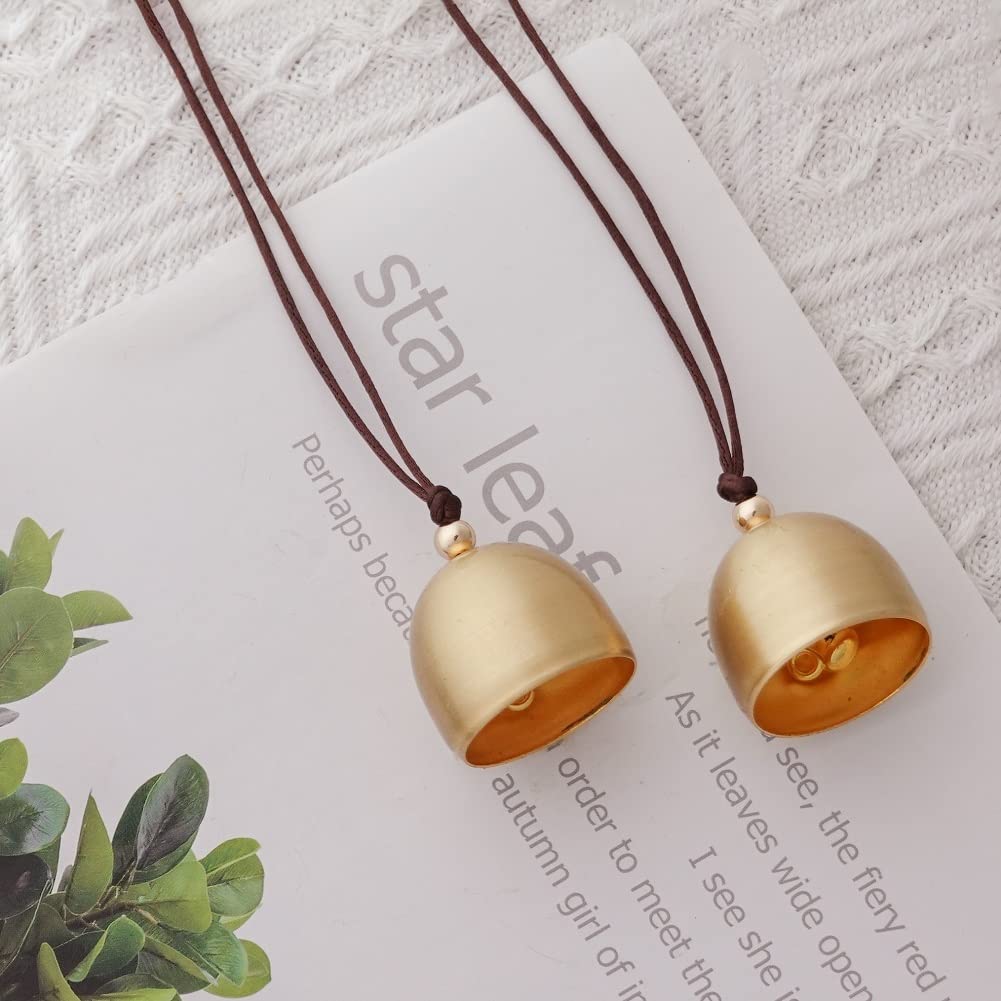 Afiaiwei brass fengshui bells brighten spaces with positive vibes and subtle chime.