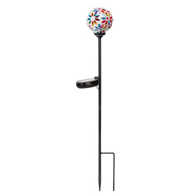 Afirst mosaic light elevates garden decor with durable, decorative illumination.