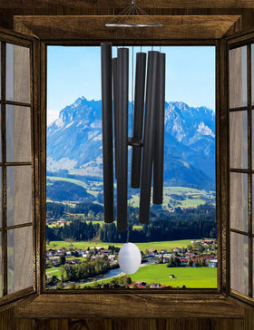 Afirst nature-inspired wind chimes ideal for balcony or yard relaxation.