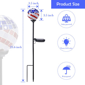 Afirst waterproof solar path light auto-illuminating after dusk