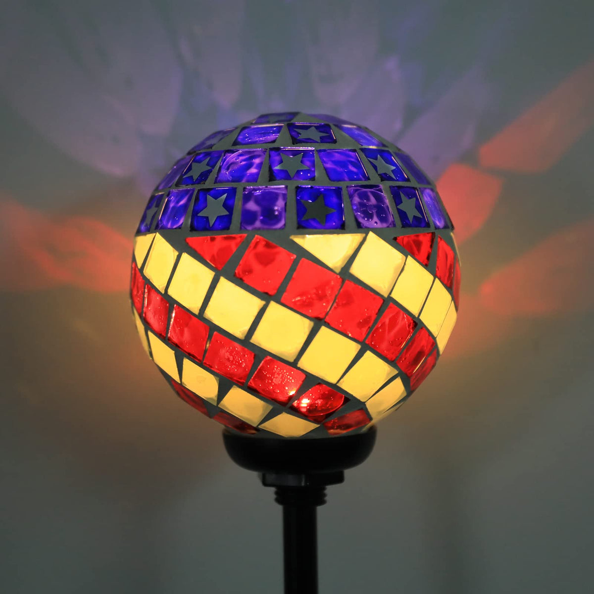 Afirst yard lawn decorative illumination enhancing exterior design