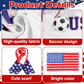 Afniimyapt American flag stickers provide bold accents for lawn goose displays