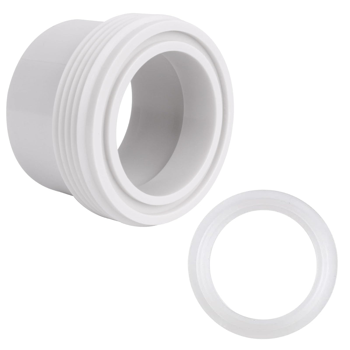 AFZZ 2-inch spa heater union slip shows a secure, leak-free connection for hot tubs.