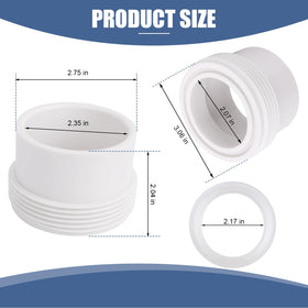 AFZZ heater union gasket rubber seal provides reliable sealing between components.