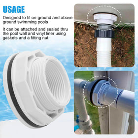 AFZZ SP1023 compatibility image shows integration with Hayward 1-1/2 inch FIP fittings