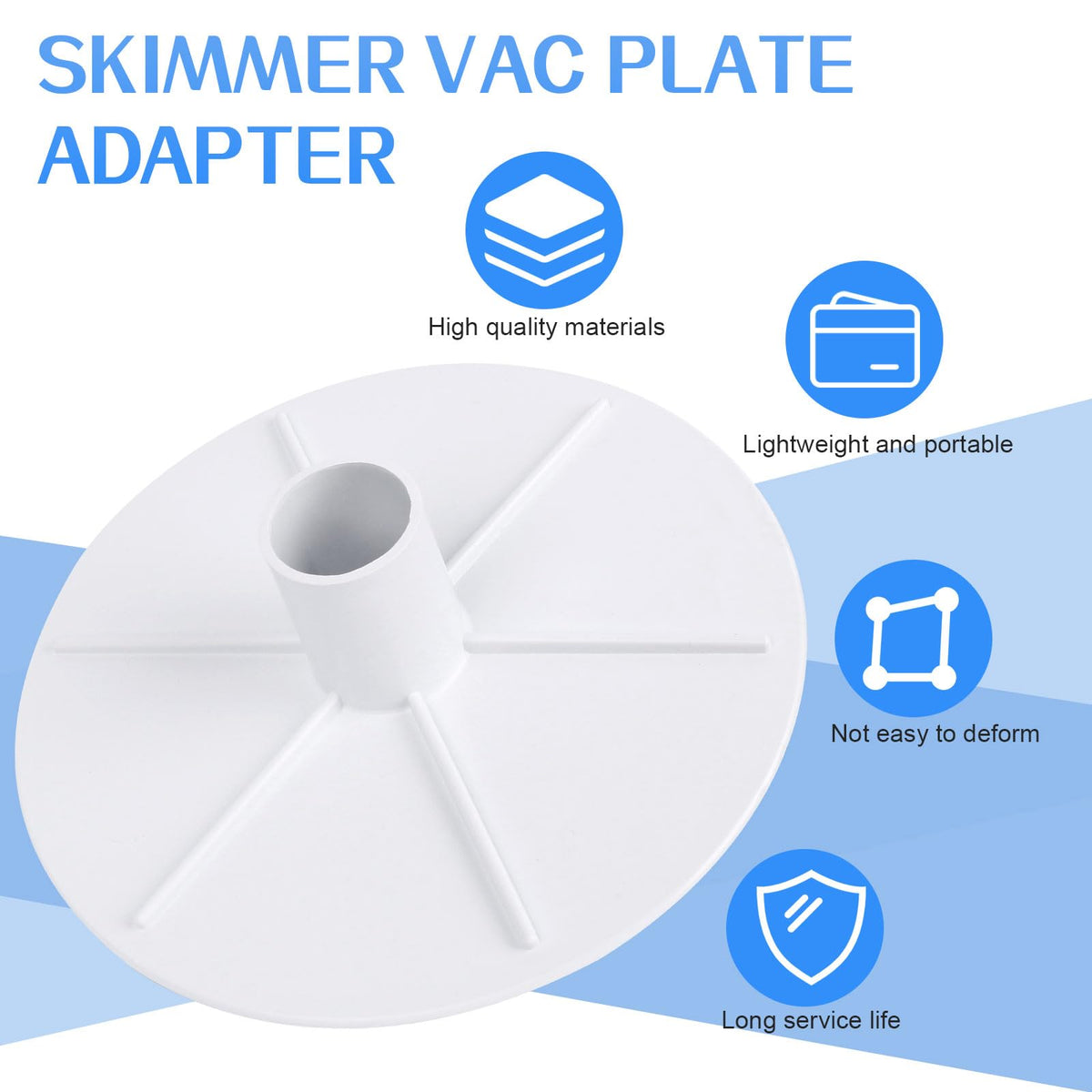 AFZZ universal skimmer vacuum plate for versatile compatibility