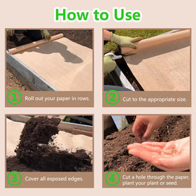 AGEGOMIC natural breakdown enriches soil as the barrier decomposes
