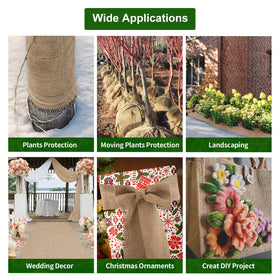 Agfabric eco-friendly burlap roll for tree protection and seasonal gardening