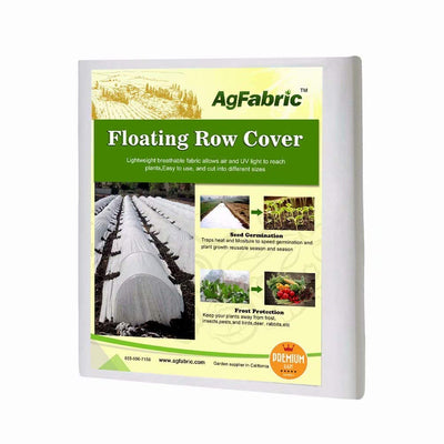 Agfabric freeze protection plant cover 6x25 shields crops from frost with breathable fabric