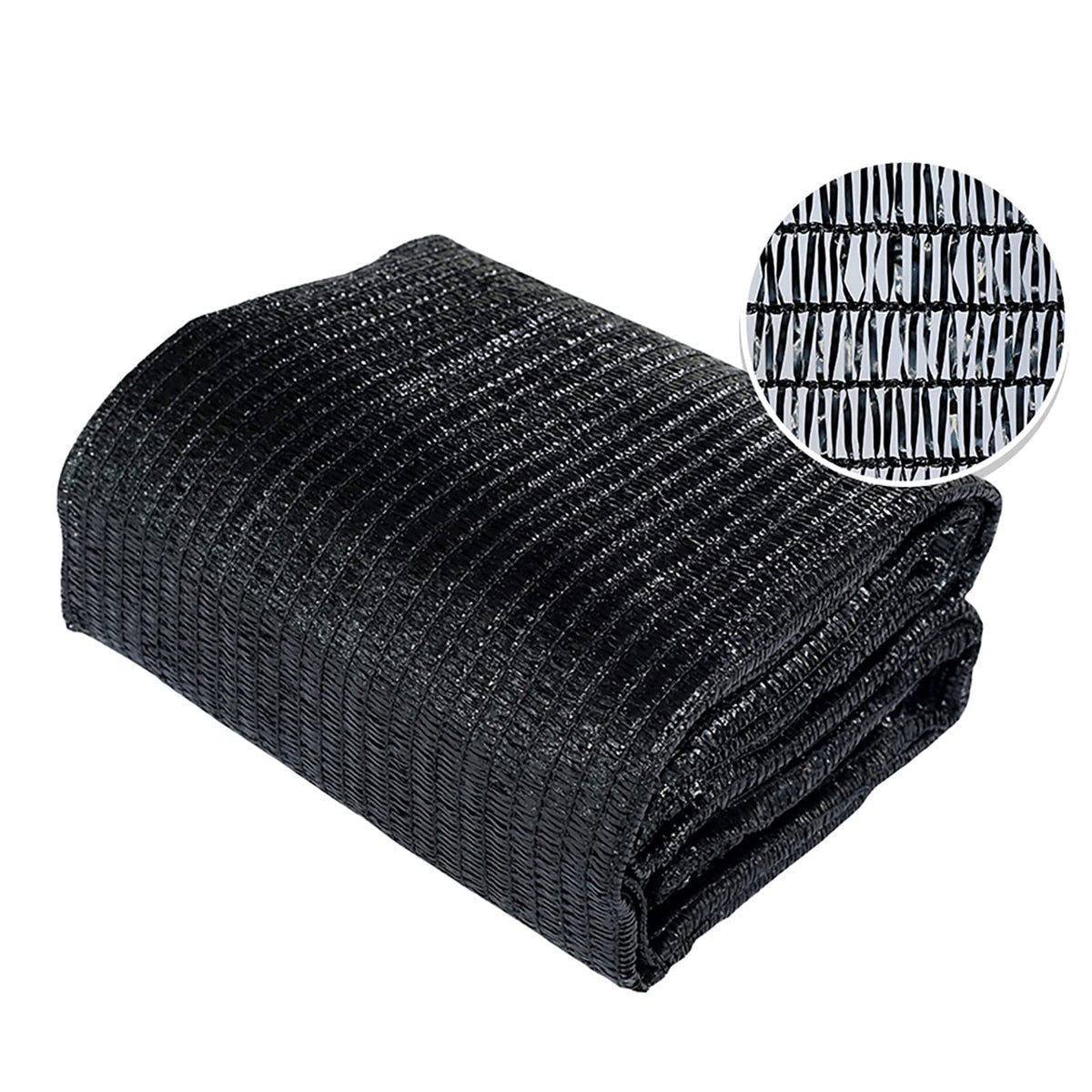 Agfabric shade cloth 6.5x20 ft black blocks sun while letting air through