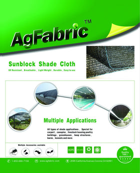 Agfabric shade cloth durable HDPE for year-round use