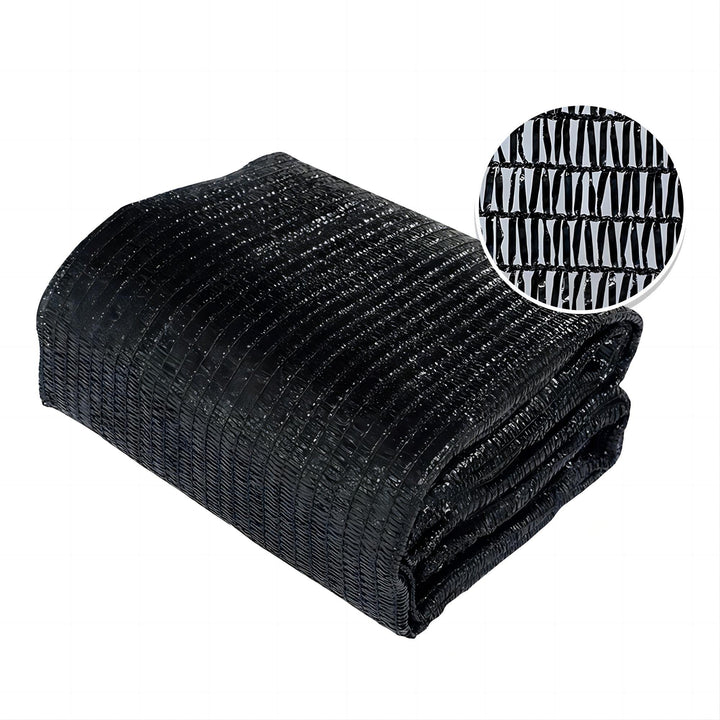 Agfabric sun shade cloth 10x10 black provides 30% shade with airflow