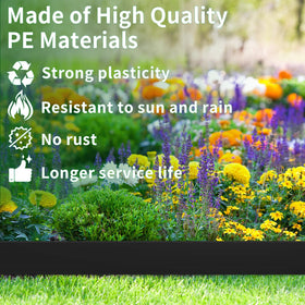 Lawn edge defined by AggFencer edging for a crisp line