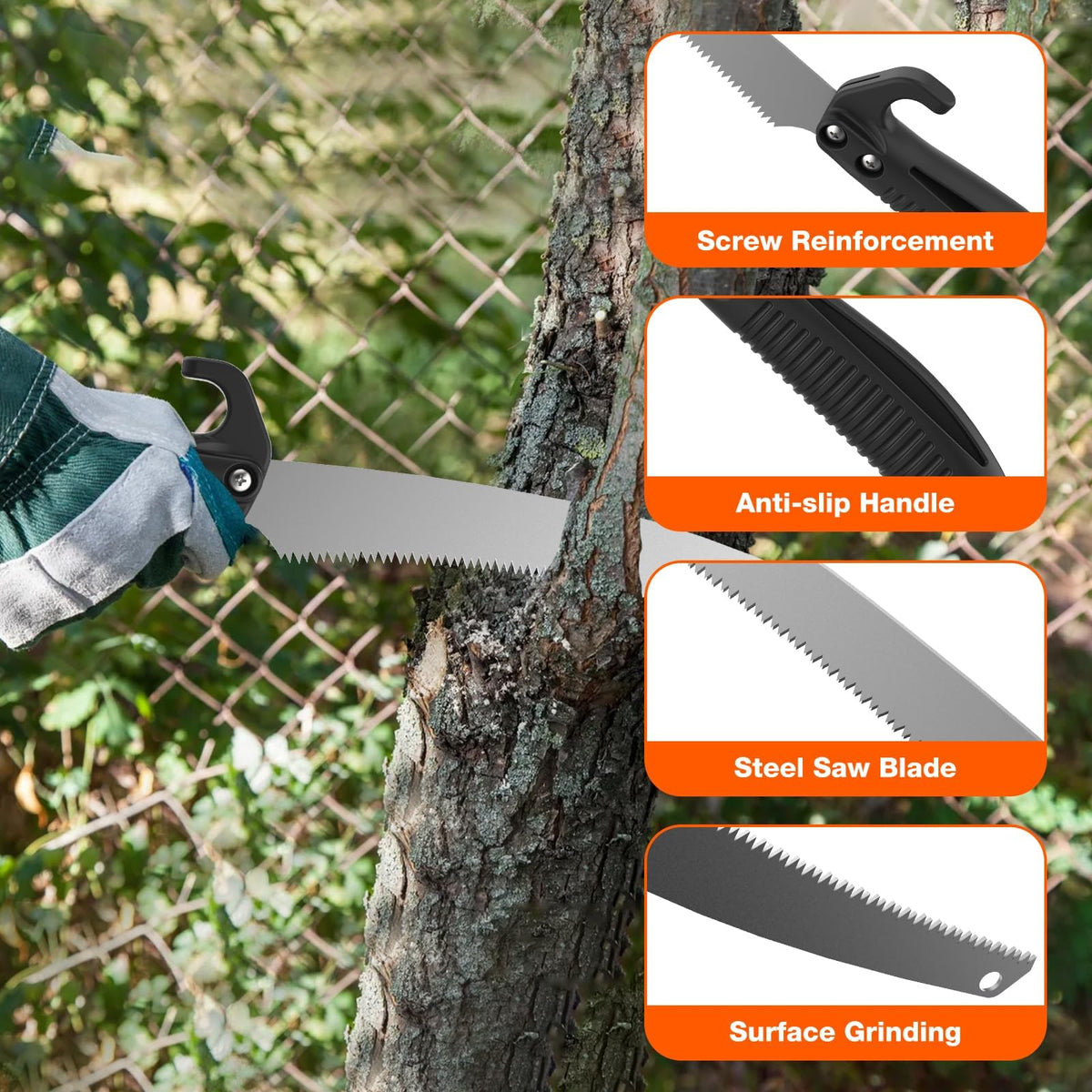 AgiiMan 19-inch detachable blade for versatile pruning at variable heights