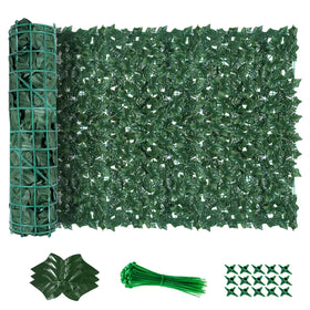 AGJIDSO artificial ivy fence screen full view offers immediate privacy for outdoor spaces.