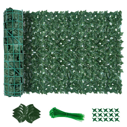 AGJIDSO artificial ivy fence screen full view offers immediate privacy for outdoor spaces.