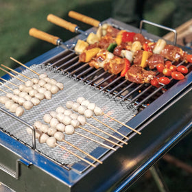 Aglehome 10-sheets pack provides disposable convenience for outdoor grilling.