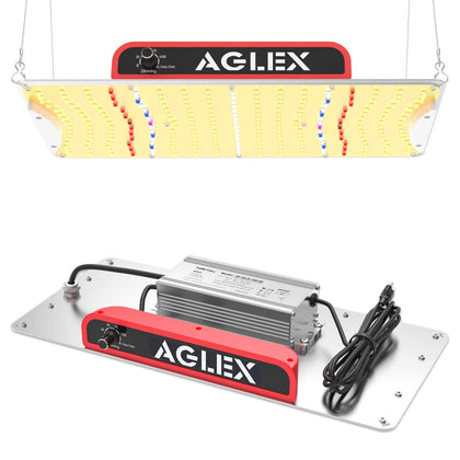 AGLEX K1000 daisy-chain setup demonstrates scalable lighting for multi-unit grows