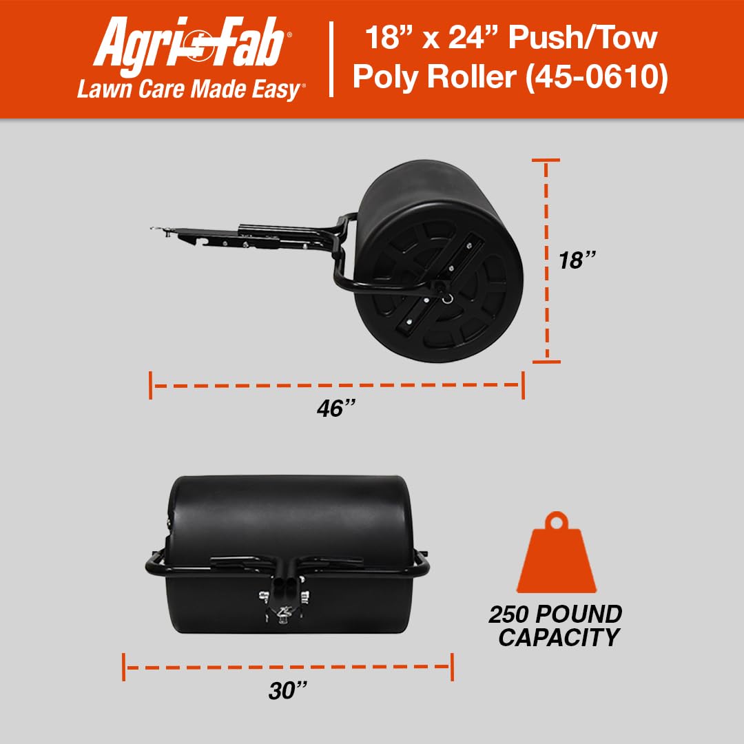Agri-Fab 45-0610 half-filled sand option with plug for tailored weight