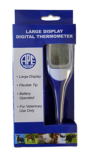 Agri-Pro Veterinary Thermometer with flexible tip for safe, comfortable measurements