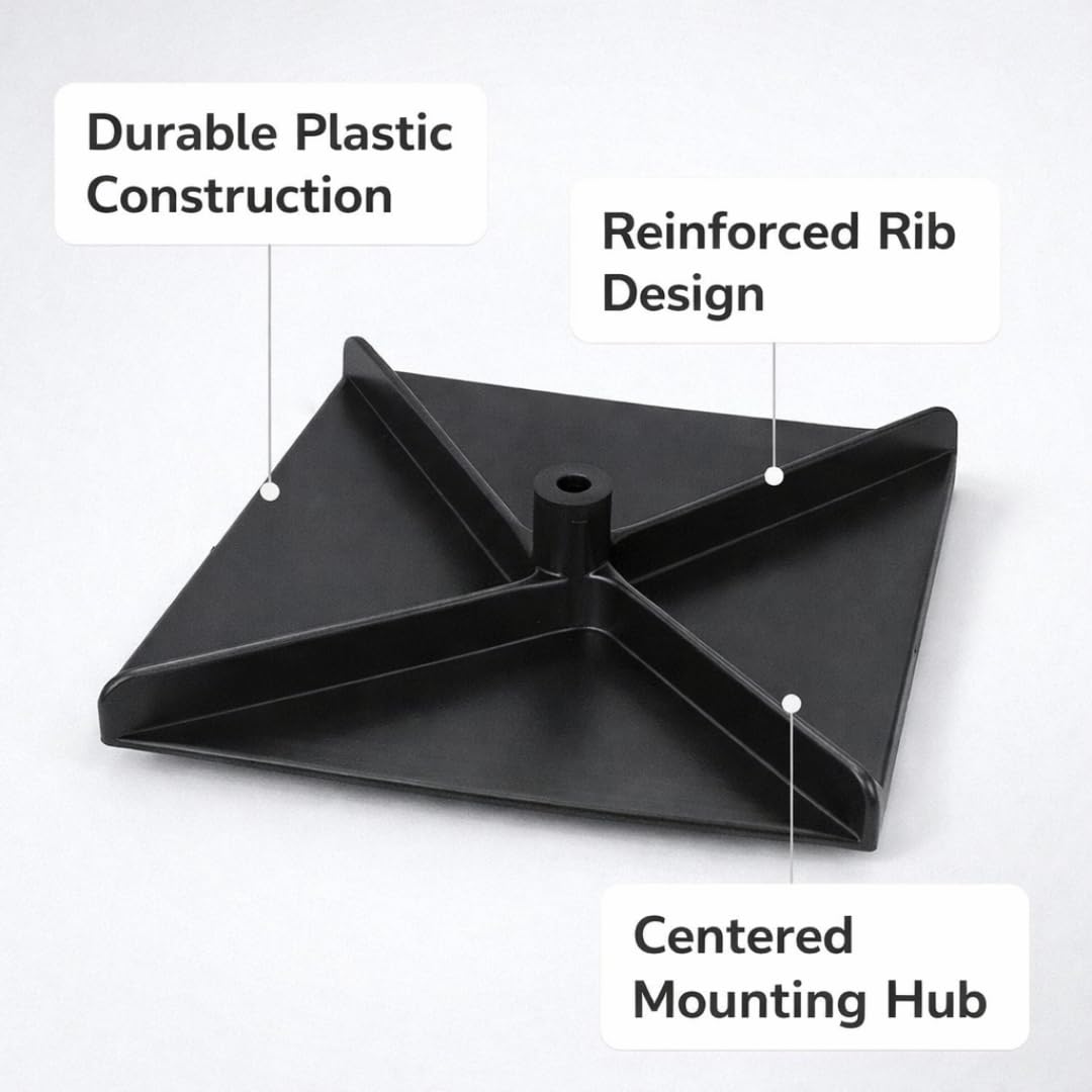 Agri-Fab spreader plate detail emphasizes robust design for consistent spreading.