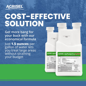 Agrisel GlyPhoSel Pro Dry75 targets common weeds like crabgrass.