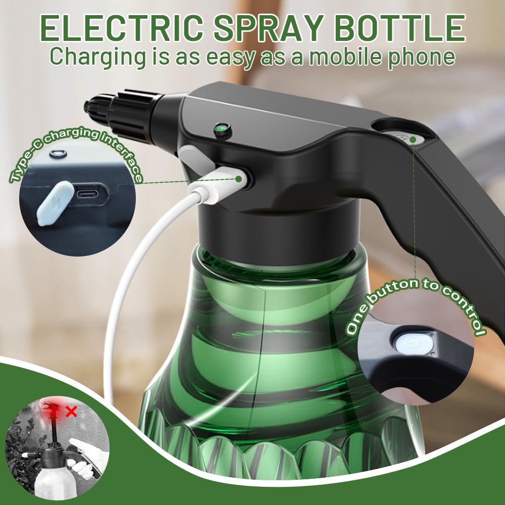 Agrizone sprayer with ergonomic handle reduces fatigue during extended indoor use.