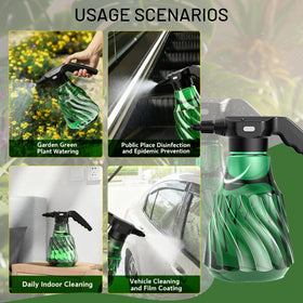 Agrizone twisted spiral bottle design enables balanced handling and quick refills.