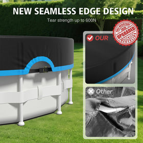 AGROAIDE tear-resistant seamless side design guards against tearing from rainwater pooling.