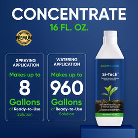 AgroMagen Si-Tech Silica on stems signals stronger growth and sturdier architecture.