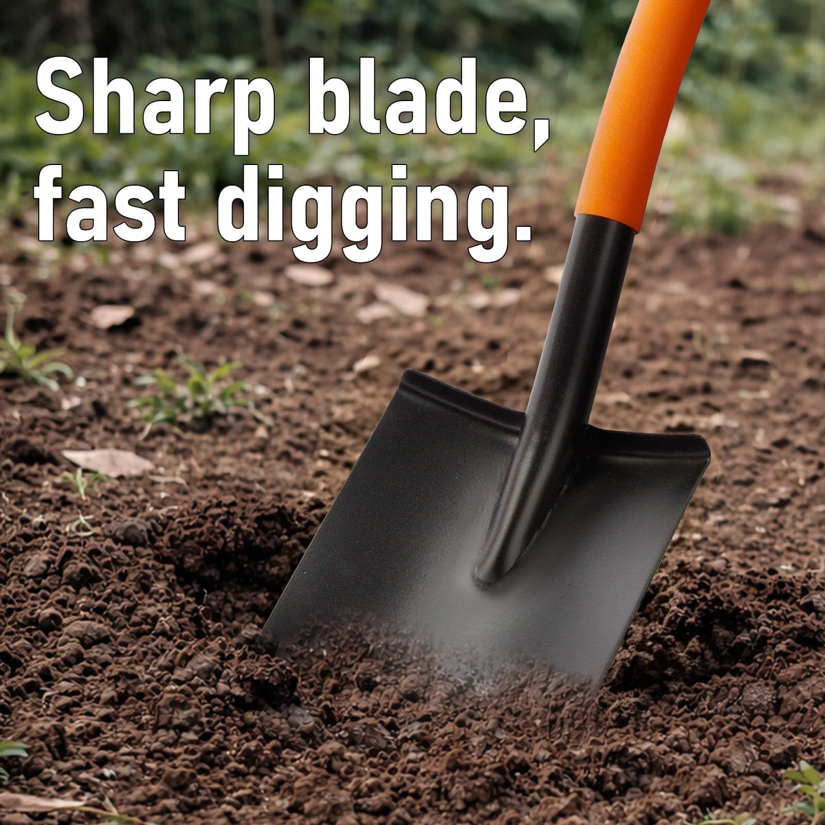 AgroPro shovel ergonomic D-handle reducing hand fatigue