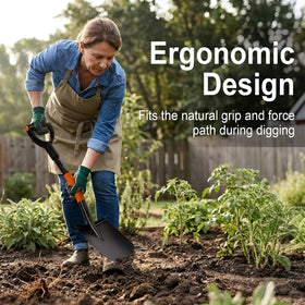 AgroPro shovel high-carbon steel blade resists wear