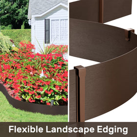 AGTEK 8-inch high border edging detail shows height and profile.
