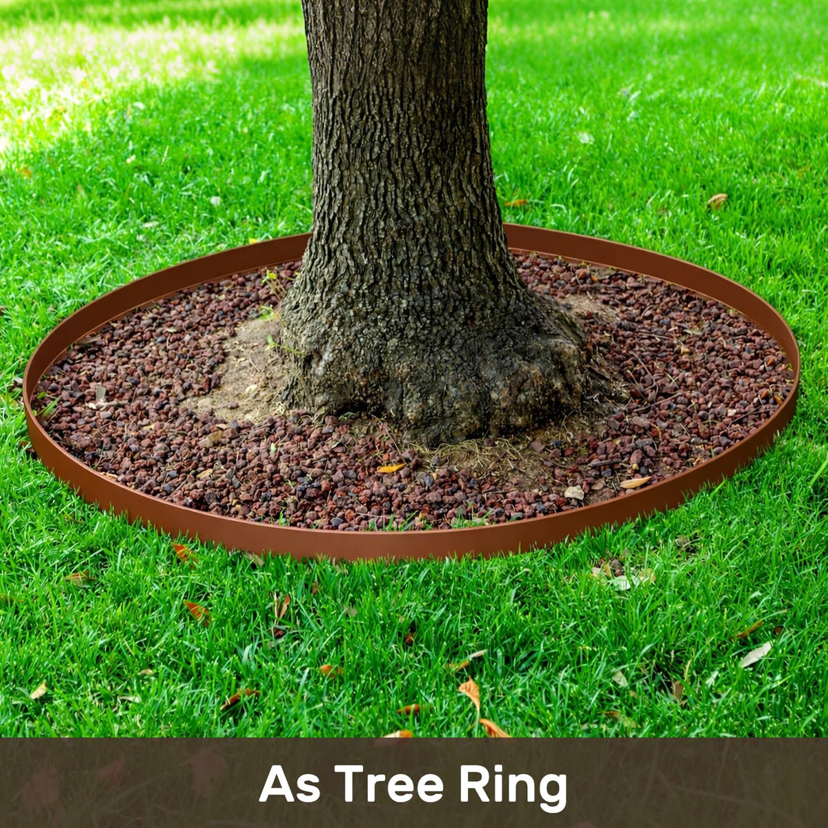 AGTEK Garden Edging 3-inch height profile provides visible, robust border around beds.