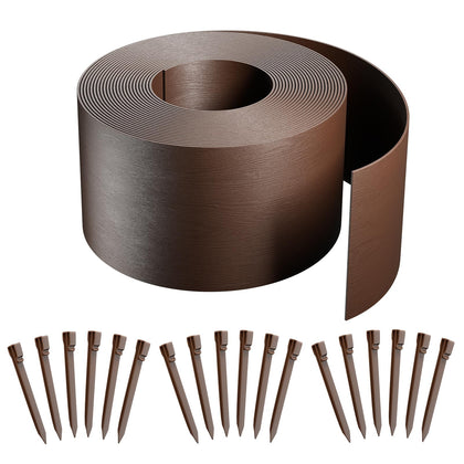 AGTEK landscape edging coil straight section for neat garden borders.