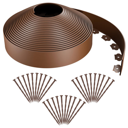 AGTEK Garden Edging 49FT kit full view for tidy lawn borders.
