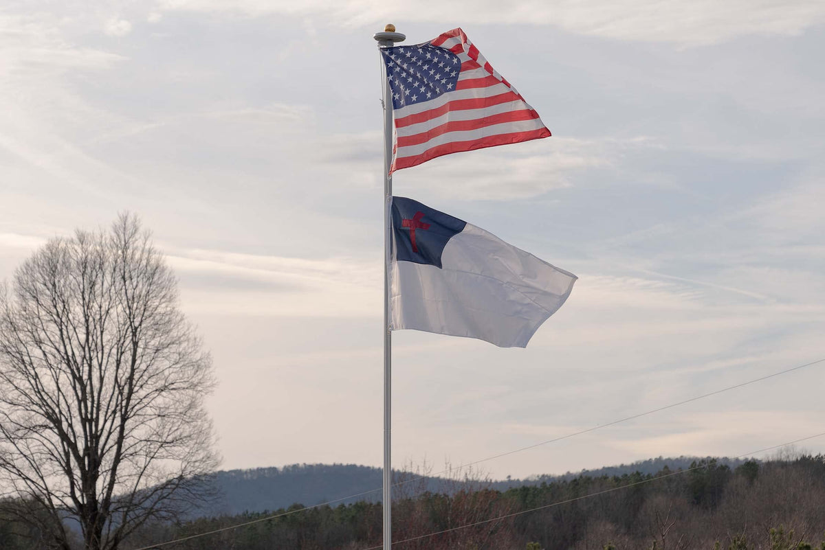 AGUIFLGS flag ready to fly on a flagpole with confidence.