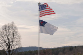 AGUIFLGS flag ready to fly on a flagpole with confidence.