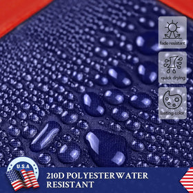 AGUIFLGS flag uses colorfast dyes for bright, long-lasting hues.