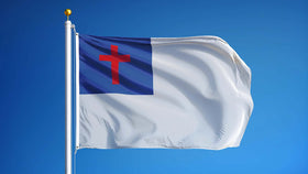 AGUIFLGS flag ideal for outdoor religious events and gifts.