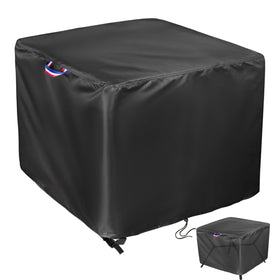 Agustone 42x42 patio table cover protecting a square table from rain and dust