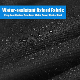Agustone wind-tight straps secure the cover against gusty winds.