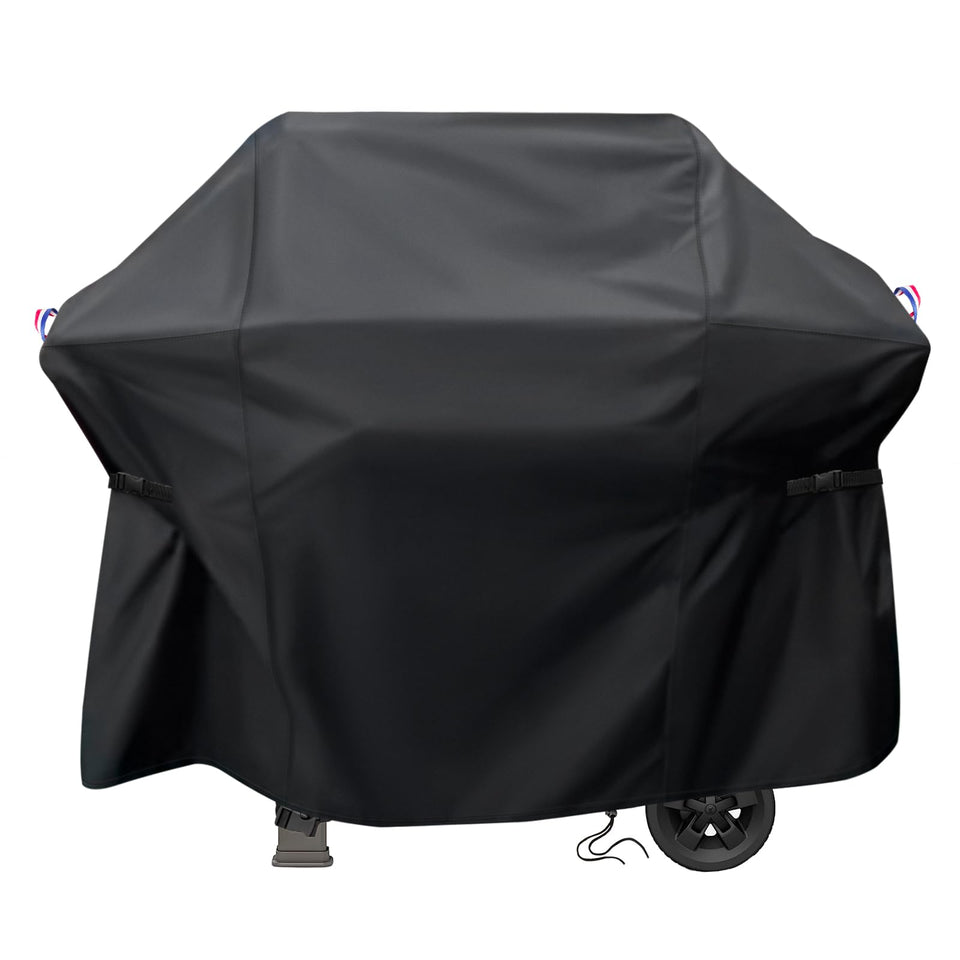 Agustone grill cover for Weber Spirit fits 3-burner models securely.