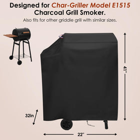 Agustone grill cover wind-buckle system in action for a secure fit