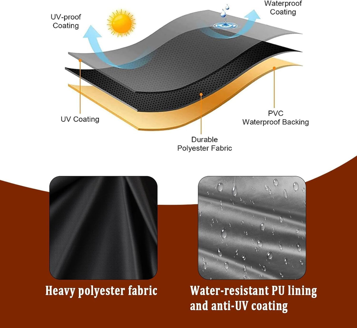 Agustone stain-resistant surface cleans easily for low-maintenance protection.
