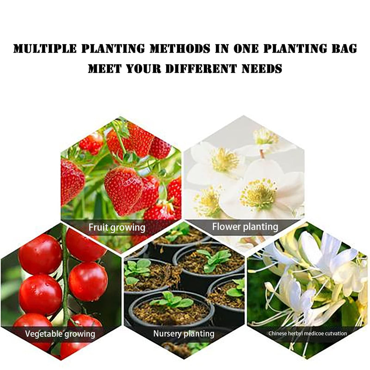 AGYTBG upside-down patio garden bags ideal for container gardening on small spaces.