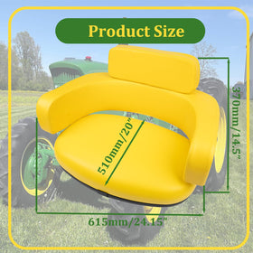 AHADA lower backrest cushion promoting ergonomic posture during tractor work