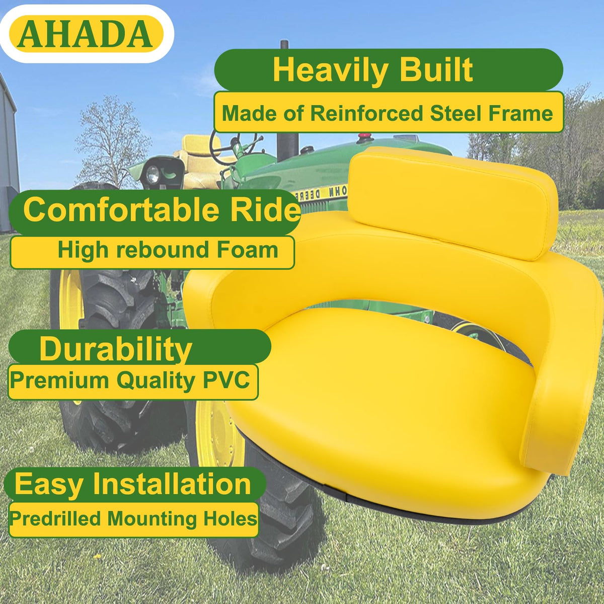 AHADA upper backrest cushion provides premium support for long field sessions