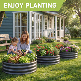 AHEONLAR durable galvanized steel bed designed for long-lasting outdoor use.